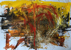 W.t. (Morning thoughts)
Acrylic on paper
70x50cm